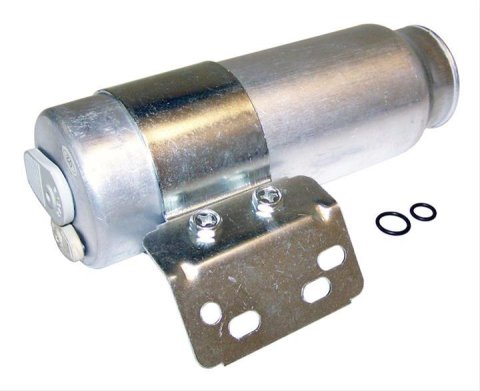 Crown Automotive Air Conditioning Driers and Accumulators 4682592 Receiver Drier, Front Only, Round, Vertical Mounting, Aluminum, Natural, Chrysler, Dodge