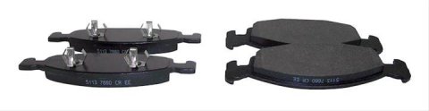 Crown Automotive Brake Pads 5018592AA Pads, Semi-metallic, Front, Jeep, Set