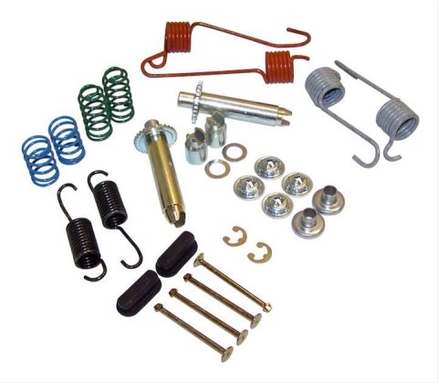 Crown Automotive Drum Brake Hardware Kits 4636775 Hardware, Rear, Jeep, Kit