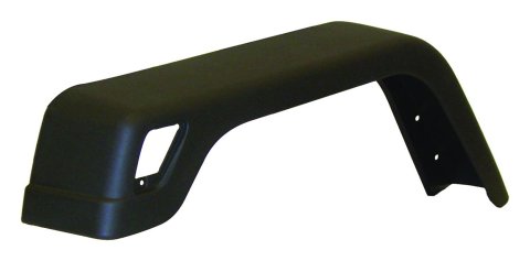 Crown Automotive Fender Flares for 1997-2006 WRANGLER - 55254919-7 Flare, Driver Side Front, ABS Plastic, Textured Black, 6.625 in. Flare Width, Jeep, Each