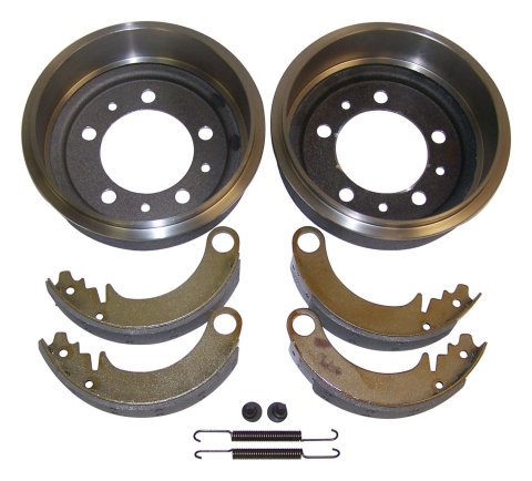 Crown Automotive Drum Brake Kits for 1941-1943 MB, 1945-1953 WILLYS - 808770K-E Kit, Two Drums, 9.00 in. Diameter, One Shoe Set, Jeep, Willys, Kit