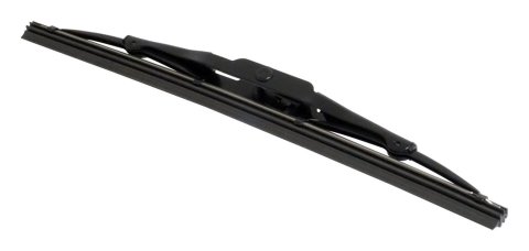 Crown Automotive Windshield Wiper Blades 68003723AA Blades, Conventional Style, Plastic Frame, Rubber Blade, Black, 10 in. Length, Rear, Jeep, Each