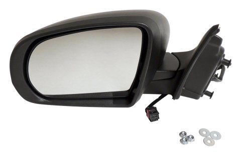 Crown Automotive Side View Mirrors 68164059AD Mirrors, Replacement, View, Plastic, Black, Jeep, Each