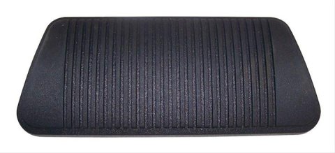 Crown Automotive Pedal Pads 52002749 Pad, Brake Position, Rectangle, Rubber, Black, 6.00 in. Length, Jeep, Each
