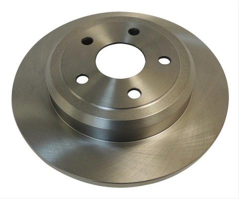 Crown Automotive Brake Rotors for 2011-2018 DURANGO, GRAND CHEROKEE - 52124763AB Rotors, Solid Surface, Steel, Natural, Rear, Dodge, Jeep, Each