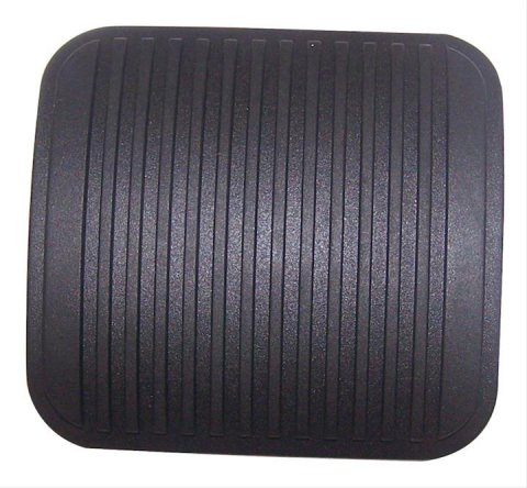 Crown Automotive Pedal Pads 52002750 Pad, Brake or Clutch Position, Square, Rubber, Black, Dodge, Jeep, Ram, Each
