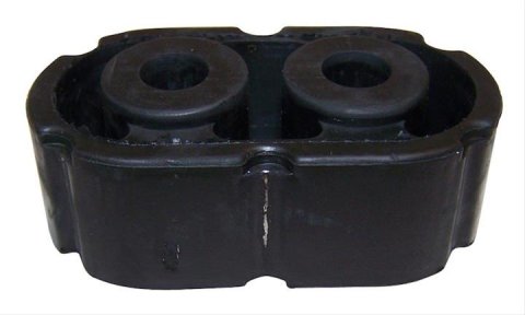 Crown Automotive Exhaust Insulators 52101035 Hanger, Insulator Style, Rubber, Black, Jeep, Each