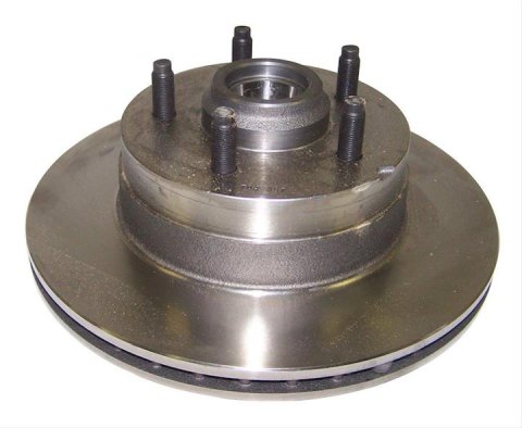 Crown Automotive Brake Rotors for 1984-1992 CHEROKEE, 1986-1992 COMANCHE - 53002928 Rotors, Solid Surface, Steel, Natural, Front, Jeep, Each