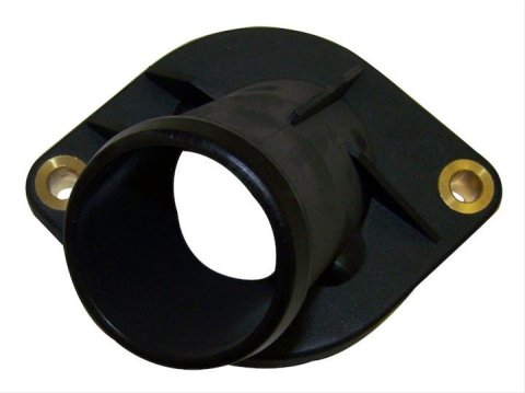 Crown Automotive Thermostat Housings for 2006-2009 COMMANDER, 1999-2009 GRAND CHEROKEE, 2002-2006 LIBERTY - 53020887AB Housing, Plastic, Black, O-ring Sealing Style, Chrysler, Dodge, Jeep, Mitsubishi, Ram, Each