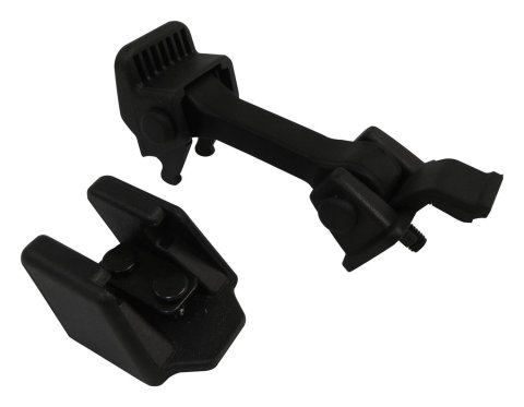 Crown Automotive Hood Latches for 2007-2017 WRANGLER, 2018 WRANGLER JK - 55395653K Catch, Plastic, Black, Jeep, Each