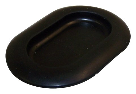 Crown Automotive Floor Pan Plugs 55397226AA Plug, Rubber, Black, Dodge, Jeep, Each