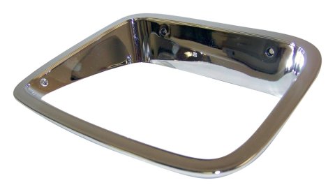 Crown Automotive Headlight Bezels for 1987-1995 WRANGLER - 56003104 Light Bezel, Headlight, Plastic, Chrome, Passenger Side, Jeep, Each