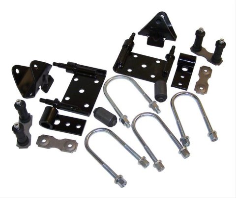 Crown Automotive Leaf Spring Mounting Kits for 1976-1983 CJ5, 1976-1986 CJ7, 1981-1985 SCRAMBLER - 5359011K Kit (Front),