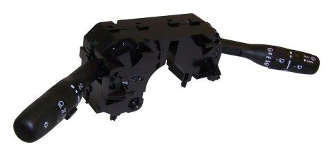 Crown Automotive Multi-Function Switches 56010125AH Turn Signal Switch, Multi-Function, Labeled, Plastic, Black, Jeep, Each