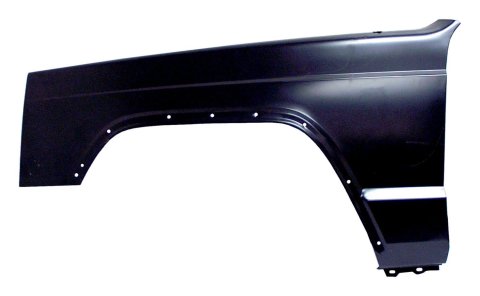 Crown Automotive Fenders 56022321AA Fender, Front Outer, Driver Side, Steel, Black EDP Coated, Jeep, Each