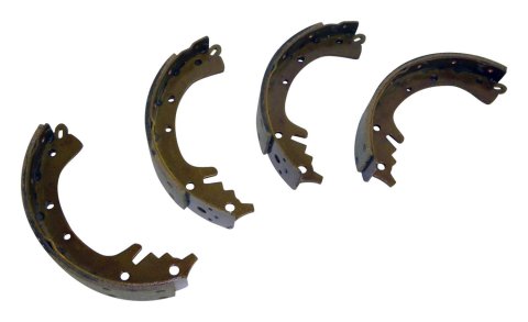 Crown Automotive Brake Shoes J0807376 Shoe & Lining Set, Left & Right, Front or Rear, This Item Is Not Painted, Metal, Use Existing Hardware