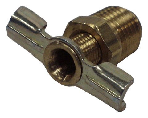 Crown Automotive Radiator Draincocks JA001126 Draincock, 1/8 in. NPT, Brass, Natural, Jeep, Each