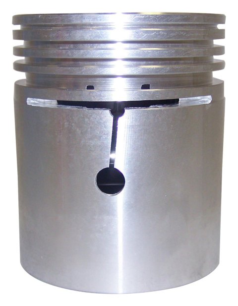 Crown Automotive Pistons J8121658 Piston, Cast Aluminum, Flat Top, 3.165 in. Bore, Jeep, Willys, 2.2L, Each