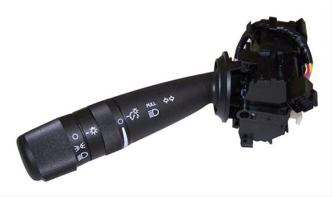 Crown Automotive Multi-Function Switches 5143311AF Turn Signal Switch, Multi-Function, Labeled, Plastic, Black, Jeep, Each
