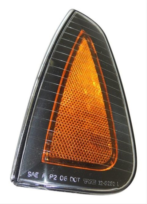 Crown Automotive Side Marker Lights 4806219AD Lamp, Amber/Clear Lens, Driver Front, Dodge, Each