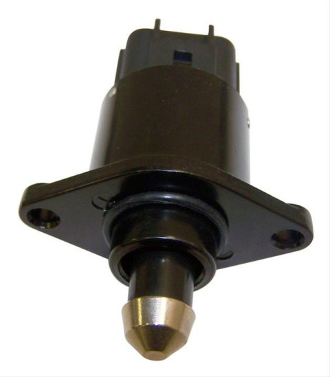 Crown Automotive Idle Air Control Valves for 1998-2001 CHEROKEE, 1998-2004 GRAND 1997-2004 WRANGLER - 4874373AB Valve, Steel, Black, Jeep, 2.5L, 4.0L, Each