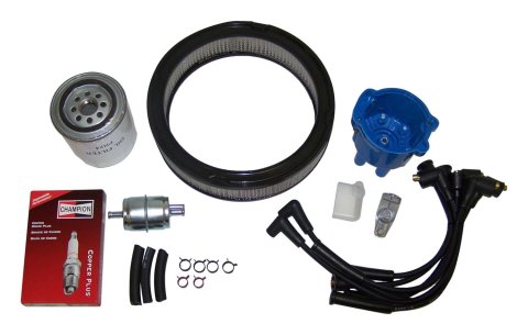 Crown Automotive Vehicle Maintenance Tune-Up Kits for 1980-1982 CJ5, CJ7, 1981-1982 SCRAMBLER - TK-28 Spark Plugs, Tune-Up, Plug Wires, Air Filter, Distributor Cap and Rotor, Jeep, 4.2L, Kit