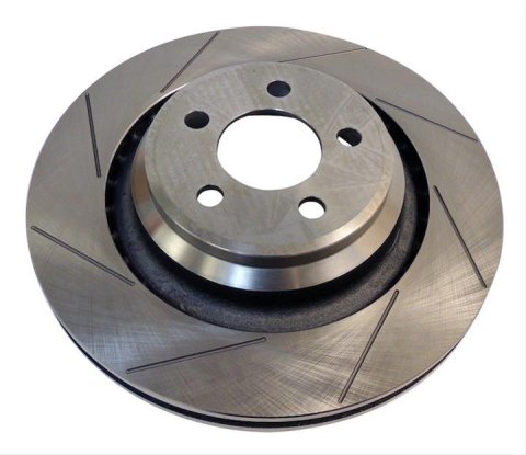 Crown Automotive Brake Rotors 5290538AC Rotors, Solid Surface, Steel, Natural, Rear, Chrysler, Dodge, Each