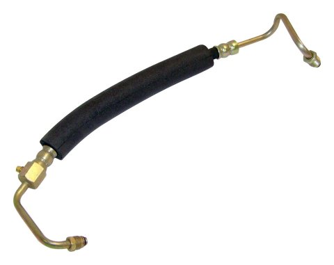 Crown Automotive Power Steering Hoses for 1984-1986 CHEROKEE, 1986 COMANCHE - 83504380 Hose, High-pressure, Steel/Rubber, Black, Jeep, Each