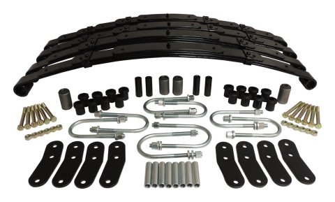 Crown Automotive Leaf Spring Kits for 1987-1995 WRANGLER - LSK4 Suspension Lift Kit, Front and Rear Springs, 1.000 in. 1.500 Lift Front and Rear, 4WD, Jeep, Kit