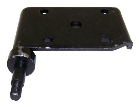 Crown Automotive Leaf Spring Mounting Plates 52040407 Plate, Steel, Black, for Left Front Spring, Jeep, Each