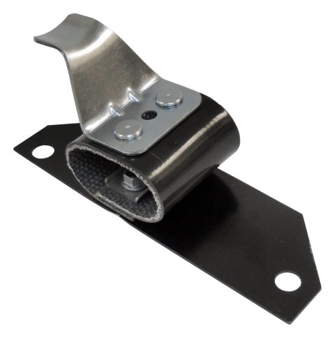 Crown Automotive Exhaust Hangers for 1997-2001 CHEROKEE - 52101097AC Hanger, Bolt-on, Rubber/Steel, Black/Silver, 8.50 in. Length, Jeep, 2.5L, 4.0L, Each