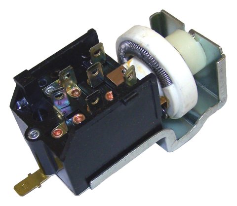 Crown Automotive Headlight Switches for 1984-1991 CHEROKEE, 1986-1991 COMANCHE - 56001197 Switch, Steel/Plastic, Natural, Jeep, Each