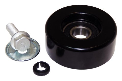 Crown Automotive Idler Pulleys 68027603AA Pulley Idler, Black, Plastic & Metal, Use Existing Hardware