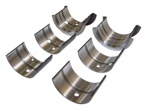 Crown Automotive Main Bearings A6748 Bearings, 0.030 in. Crankshaft Undersize, Alecular Silicon, Jeep, 2.2L, Set