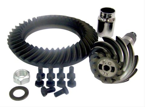 Crown Automotive Ring and Pinion Gear Installation Kit Combos 5012841AA Dana 44 3.73 Gears Gears, 3.73:1 Ratio, 30-spline, Standard Rotation, Kit, Rear, 44, Jeep,