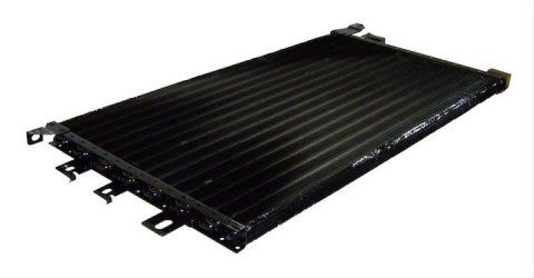 Crown Automotive Air Conditioning Condensers for 1997-1998 CARAVAN - 4682590 Condenser, Front Only, Aluminum, Black, Chrysler, Dodge, Each