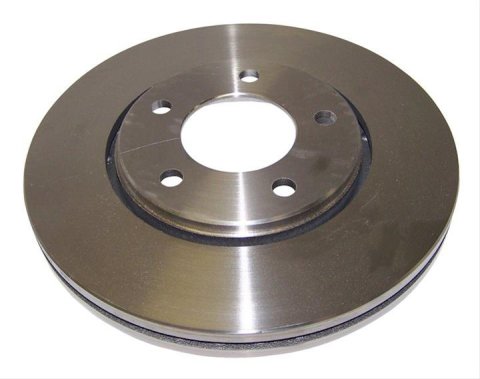 Crown Automotive Brake Rotors 5019981AA Rotors, Solid Surface, Steel, Natural, Front, Chrysler, Dodge, Each