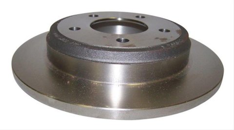 Crown Automotive Brake Rotors for 1999-2004 300M, 1998-2004 CONCORDE - 4779111AC Rotors, Solid Surface, Steel, Natural, Rear, Chrysler, Each