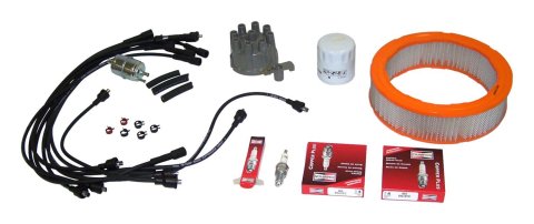 Crown Automotive Vehicle Maintenance Tune-Up Kits TK-31 Spark Plugs, Tune-Up, Plug Wires, Air Filter, Distributor Cap and Rotor, Jeep, 5.9L, Kit