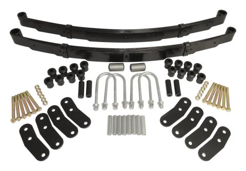 Crown Automotive Leaf Spring Kits for 1987-1995 WRANGLER - LSK1 Suspension Lift, Spring, Shackles, Hardware, Pivot Bushing, Jeep, Kit
