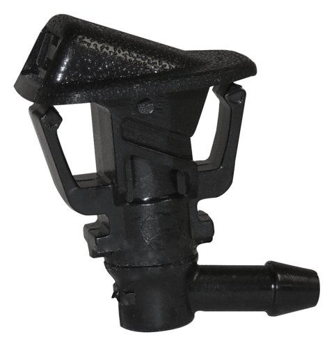 Crown Automotive Windshield Washer Nozzles 68164356AB Nozzle, Stock, Black, Jeep, Each