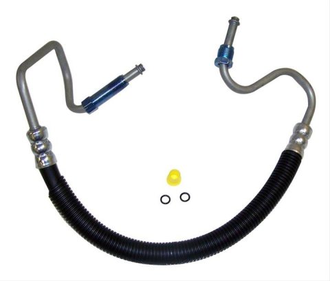 Crown Automotive Power Steering Hoses 52088538 Hose, High-pressure, Steel/Rubber, Black, Jeep, Each