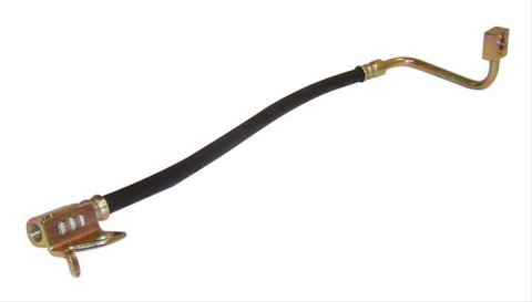 Crown Automotive Brake Hoses for 2006-2010 COMMANDER, 2005-2010 GRAND CHEROKEE - 52089256AC Hose, Assembled, Rubber, 15.25 in. Length, Passenger Side Front, Jeep, Each