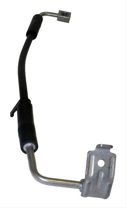 Crown Automotive Brake Hoses 52060044AE Hose, Assembled, Rubber, 18.75 in. Length, Passenger Side Front, Jeep, Each