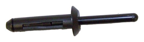 Crown Automotive Plastic Rivets 6506007AA Body Fastener, Rivet, M6.3 x 25, Plastic, Black, Dodge, Jeep, Each