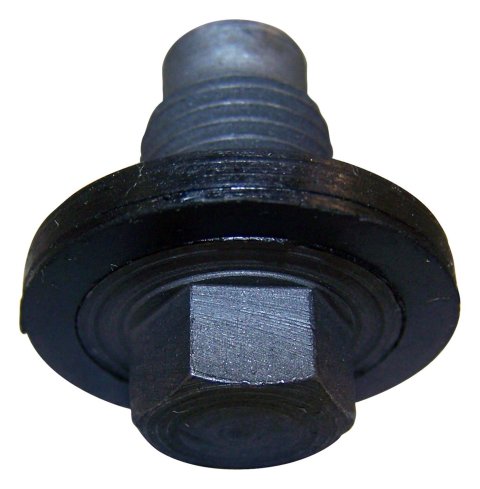 Crown Automotive Oil Pan Drain Plugs 6506100AA Plug, 14mm x 1.50 Thread Size, Gasket, Chrysler, Dodge, Fiat, Jeep, Mitsubishi, Each