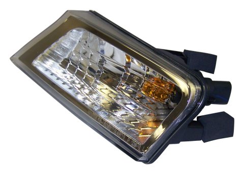 Crown Automotive Parking Light Assemblies 57010125AA Lamp Assembly, Clear Lens, Amber Bulb, Driver Side Front, Jeep, Each