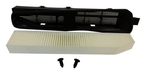 Crown Automotive Cabin Air Filters for 2005-2010 GRAND CHEROKEE - 82208300K Housing And Filter, White, Fabric & Plastic, Use Existing Hardware