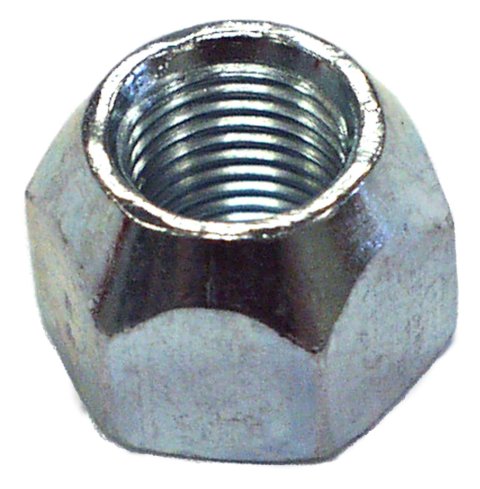 Crown Automotive Lug Nuts J0635516 Nut, Conical Seat, 1/2-20 RH in. Thread Size, Steel, Cadmium Plated, Open End Design, Jeep, Each