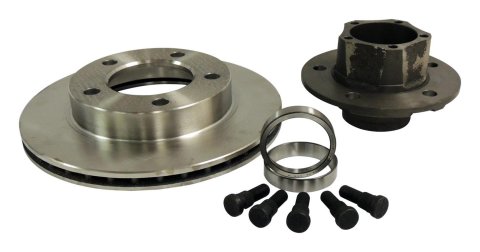 Crown Automotive Brake Rotors for 1981-1983 CJ5, 1981-1986 CJ7, 1981-1985 SCRAMBLER - J5363421 Rotor, Front, Solid Surface, Iron, Natural, 11.750 in. O.D., Hub, Jeep, Each
